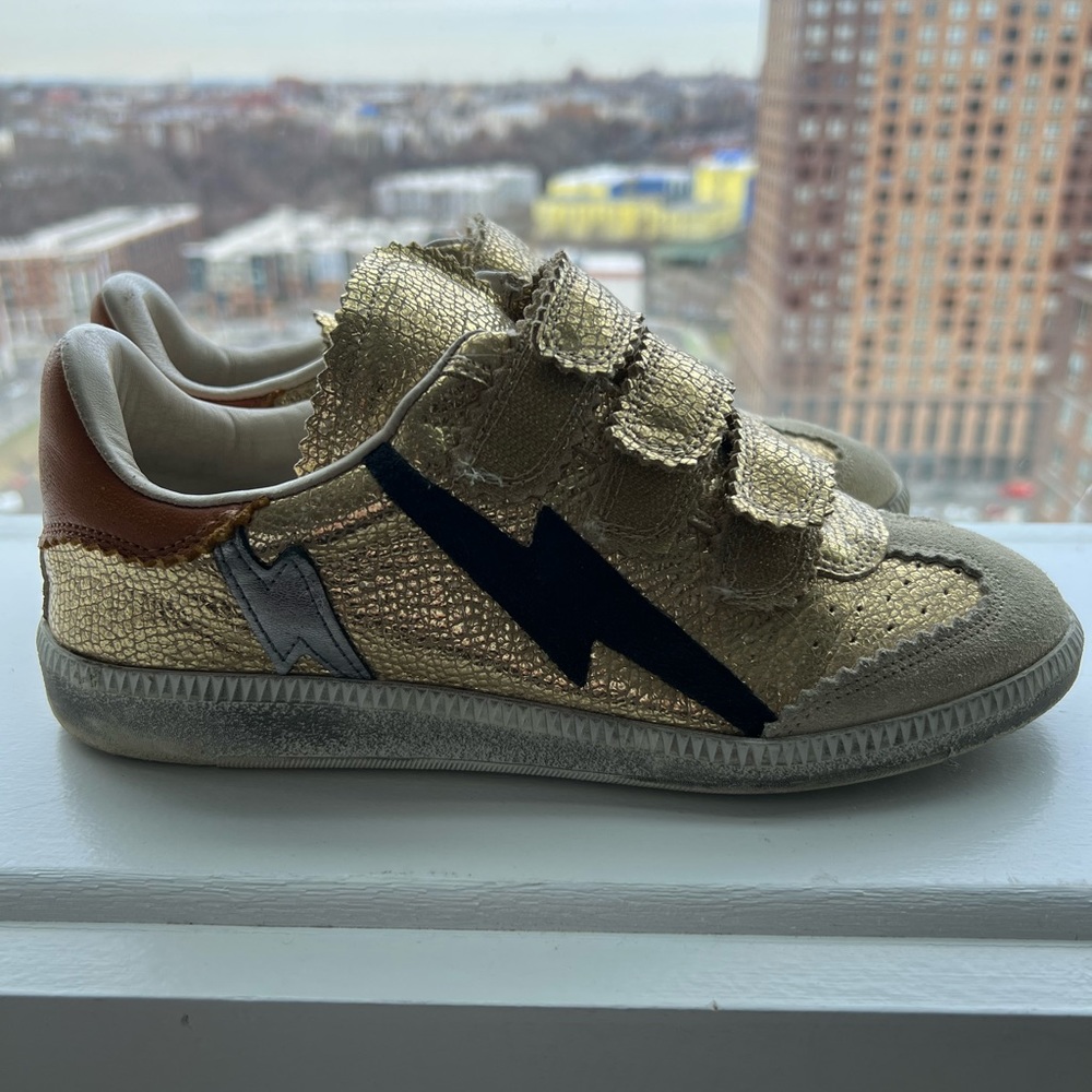 Isabel Marant Beth Metallic Sneakers